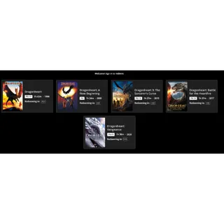 DRAGONHEART 5-Movie Collection HD MA