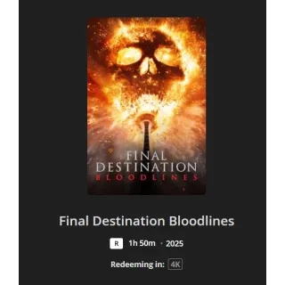 Final Destination Bloodlines 4k MA