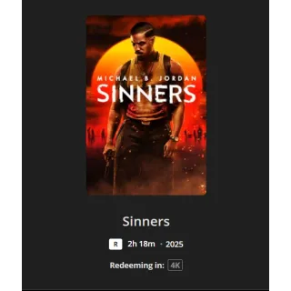 Sinners 4k MA