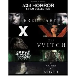 A24 Horror 5 Film Collection HD Vudu