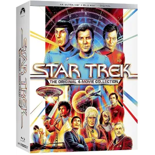 Star Trek 4-Movie Collection 4k/Vudu,iTunes