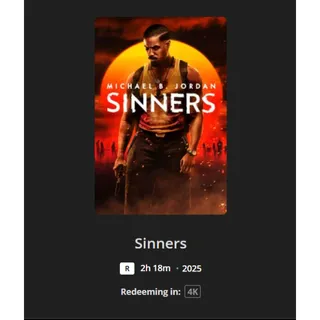 Sinners 4k MA
