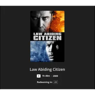 Law Abiding Citizen 4k MA