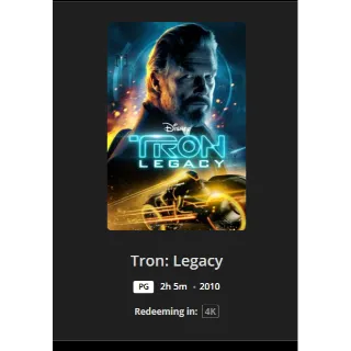 Tron: Legacy 4k MA