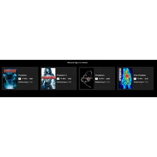 Predator 4 Film Collection HD MA