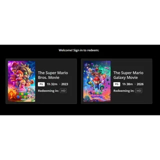 The Super Mario Bros. + Galaxy Movie HD MA