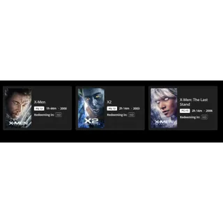 The X-Men Trilogy HD MA