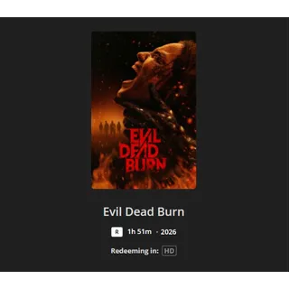 Evil Dead Burn HD MA