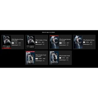 Fifty Shades Trilogy (Theatrical and Unrated) HD MA