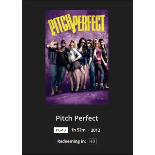 Pitch Perfect HD MA