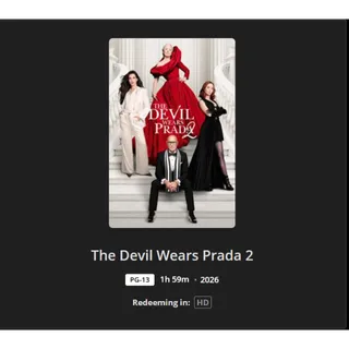 The Devil Wears Prada 2 HD MA