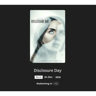 Disclosure Day HD MA