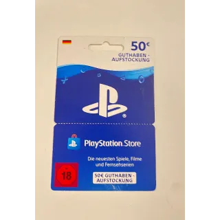 €50.00 EUR PlayStation Store Germany