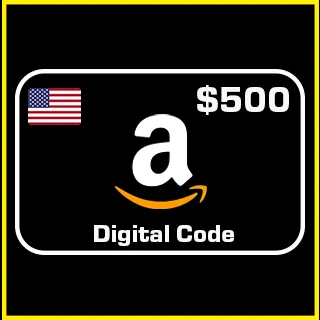 $ 500.00 USD Amazon US Gift Card Digital Code🔥