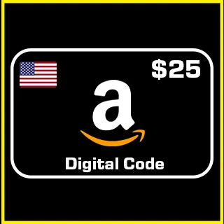 $25 USD Amazon US Gift Card Digital Code🔥