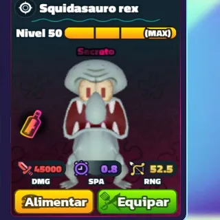 Spongebob Tower Defense | Max Squidasauro Rex