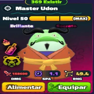 Spongebob Tower Defense | Max Nc Shiny Máster Udon