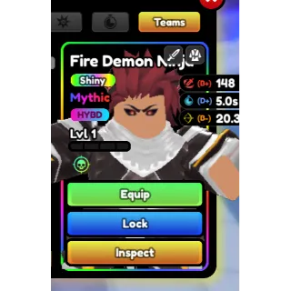 Percision Fire Demon Ninja
