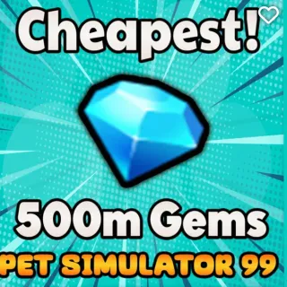500m Gems | PS 99