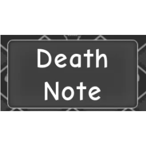 Other Death Note Aut In Game Items Gameflip - roblox death note game