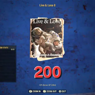 200 LIVE & LOVE 8 MAGS