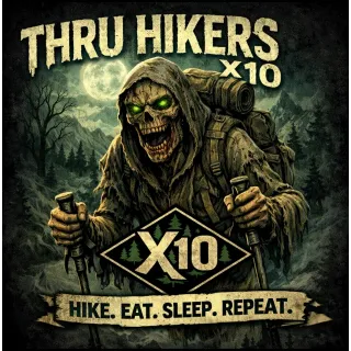 Thru Hikers x10