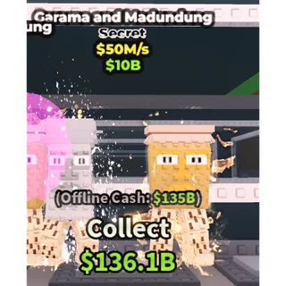 Garama and Madundung 50m/s
