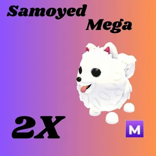 samoyed 2X mega-Adopt Me
