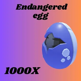 endangered Egg 1000X  - Adopt Me