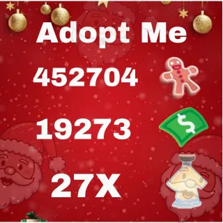 Age Up Potion + Bucks + Gingerbread - Adopt Me