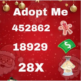 Age Up Potion + Bucks + Gingerbread - Adopt Me