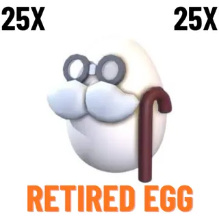 25x Retired Egg