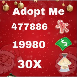 Age Up Potion + Bucks + Gingerbread - Adopt Me