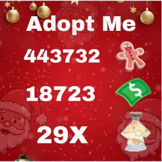 Age Up Potion + Bucks + Gingerbread - Adopt Me