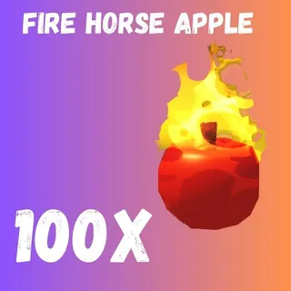 Fire horse apple 100x-Adopt Me