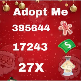 Age Up Potion + Bucks + Gingerbread - Adopt Me