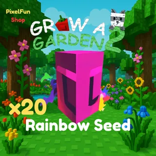 x20 Rainbow Seed Grow a Garden 2 GAG2