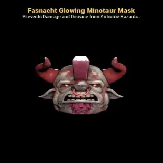 Glowing Minotaur Mask