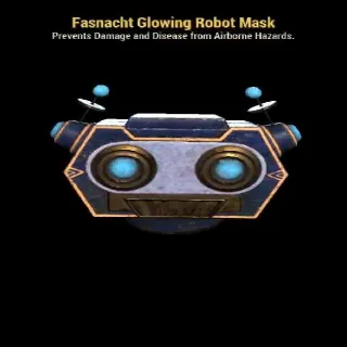 Glowing Robot Mask