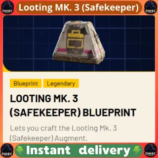 Looting MK. 3 (Safekeeper) Blueprint | ARC Raiders