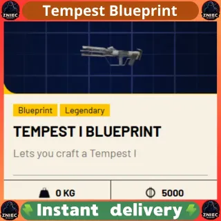 Tempest Blueprint | ARC Raiders