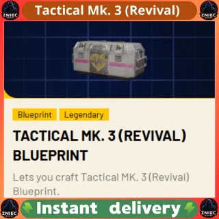 Tactical Mk. 3 (Revival) Blueprint | ARC Raiders