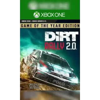 DIRT RALLY 2.0 GAME OF THE YEAR EDITION AR XBOX ONE / XBOX SERIES X|S CD KEY