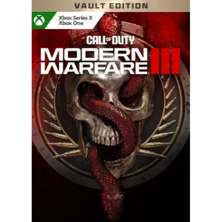 Call of Duty: Modern Warfare III Vault Edition US XBOX One / Xbox Series X|S CD Key