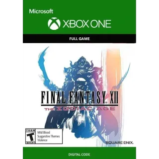 FINAL FANTASY XII THE ZODIAC AGE AR XBOX ONE / XBOX SERIES X|S CD KEY