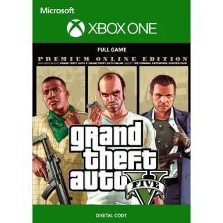 Grand Theft Auto V: Premium Online Edition AR XBOX One CD Key