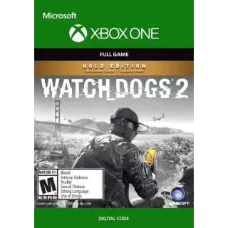  Watch Dogs 2 (Gold Edition) XBOX LIVE Key ARGENTINA