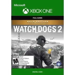 WATCH DOGS 2 GOLD EDITION TR XBOX ONE / XBOX SERIES X|S CD KEY