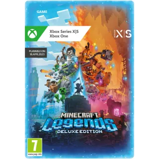 Minecraft Legends Deluxe Edition Europe XBOX One / Xbox Series X|S CD Key