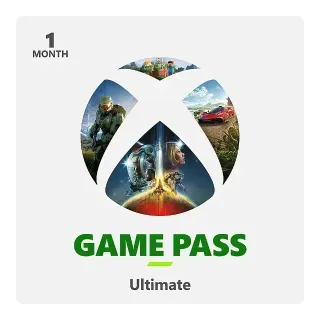 XBOX GAME PASS ULTIMATE - 1 MONTH US XBOX ONE / SERIES X|S / WINDOWS 10 CD KEY (NON-STACKABLE)